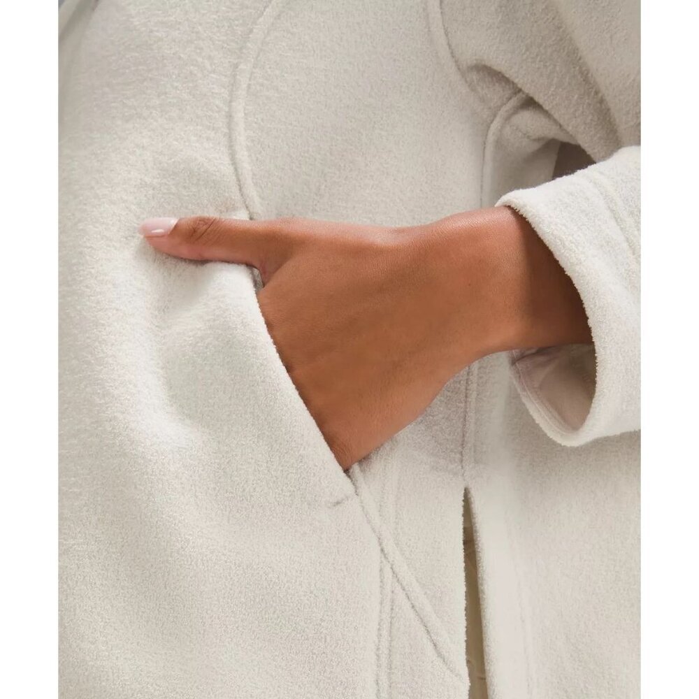 Lululemon Looped Terry Fleece Full Zip Sweater Sweatshirt Jacket Coat Oversized - Picture 2 of 15